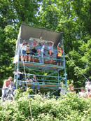 Unser Ger�st an der Strecke